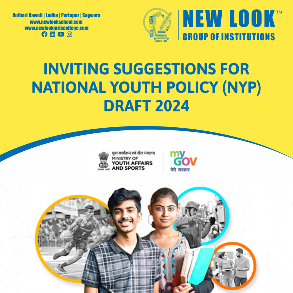 Inviting Suggestions for National Youth Policy (NYP) Draft 2024